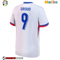 Moške Nogometnih dresov Francija Olivier Giroud #9 Gostujoči EP 2024 Kratki rokavi